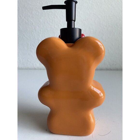 DISNEY Minnie Mouse Christmas Gingerbread Soap Lotion Dispenser With Pump NEW - Picture 4 of 9